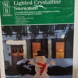 Lighted Crystalline Snowman